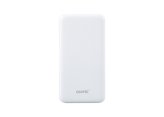 Asonic AS-P10 10000mAh 2*USB Output Powerbank Taşınabilir Pil Şarj Cihazı Beyaz