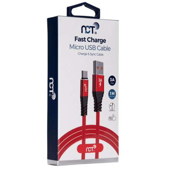 NCT 3A MICRO FAST TRAVEL CHARGER KIRMIZI