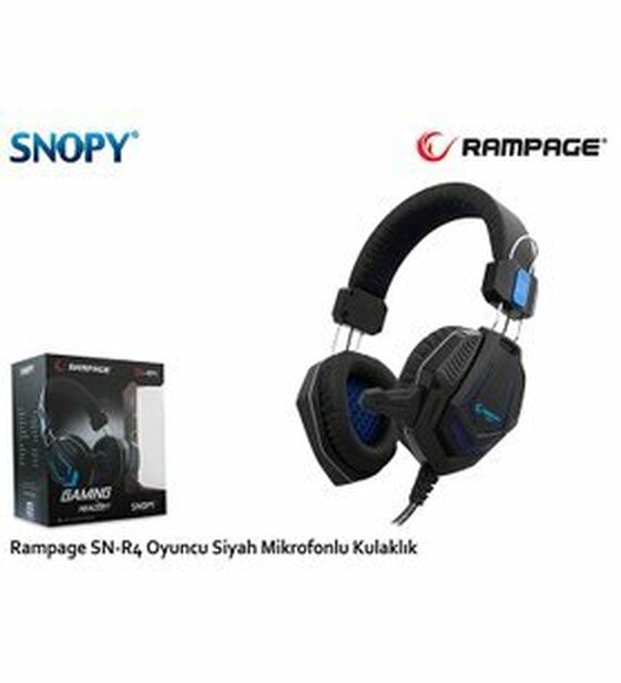 Rampage SN-R4 Siyah Oyuncu Mikrofonlu Kulaklık