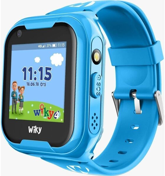 Wiky Watch Akıllı Çocuk Saati 4G Görüntülü Konuşma Mavi